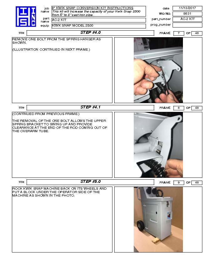 Harrison Industrial Services Inc. AC-2 Installation Instructions Page 3