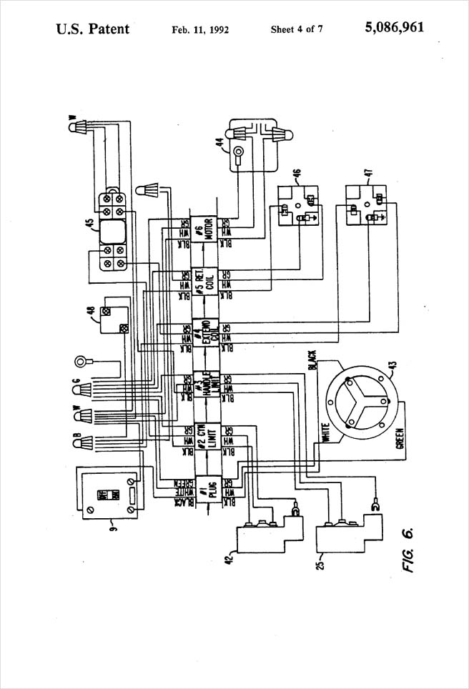 United States Patent 5,086,961 - Pipe severing method and apparatus - Figure 6 by Michael H. Clement