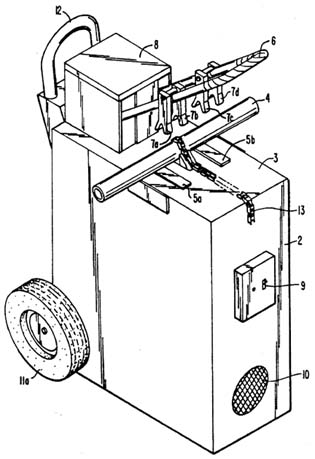 United States Patent 5,086,961 - Pipe severing method and apparatus by Michael H. Clement