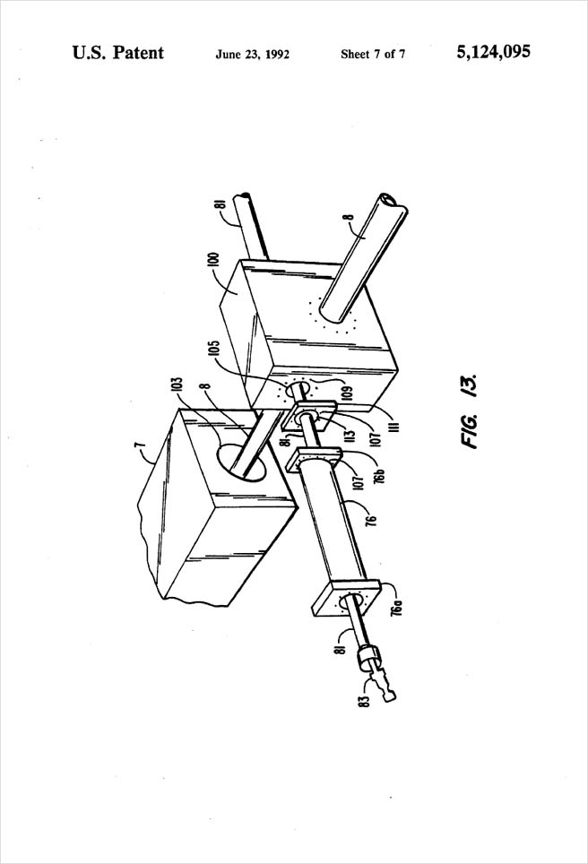 United States Patent 5,124,095 - Process of injection molding thermoplastic foams - Figure 13 by Michael H. Clement