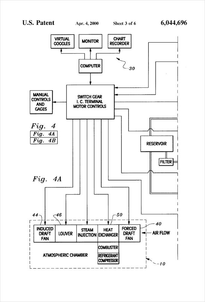United States Patent 6,044,696 - Apparatus for testing and evaluating the performance of an automobile - Figure 4A by Michael H. Clement