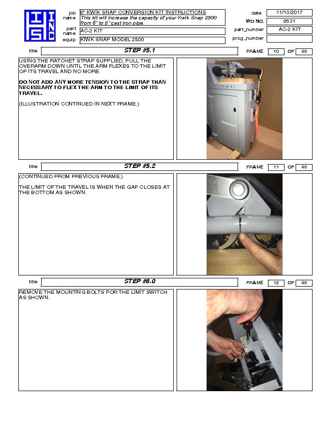 Harrison Industrial Services Inc. AC-2 Installation Instructions Page 4