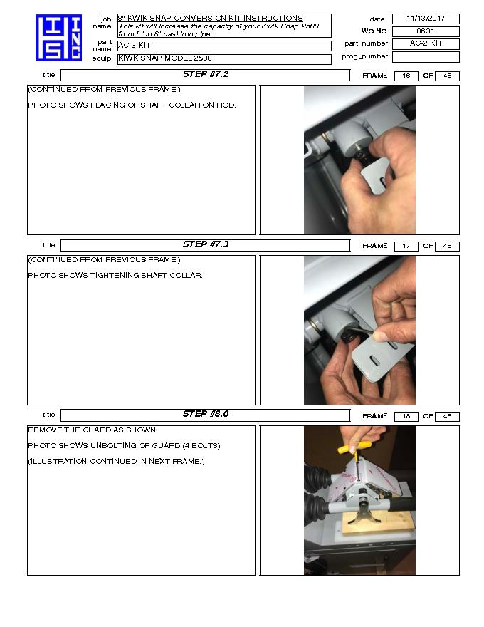 Harrison Industrial Services Inc. AC-2 Installation Instructions Page 6