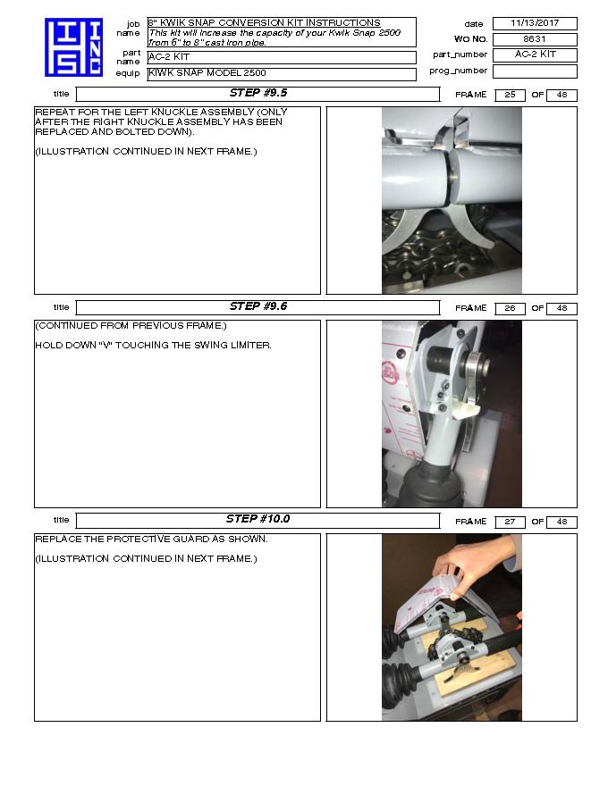 Harrison Industrial Services Inc. AC-2 Installation Instructions Page 9