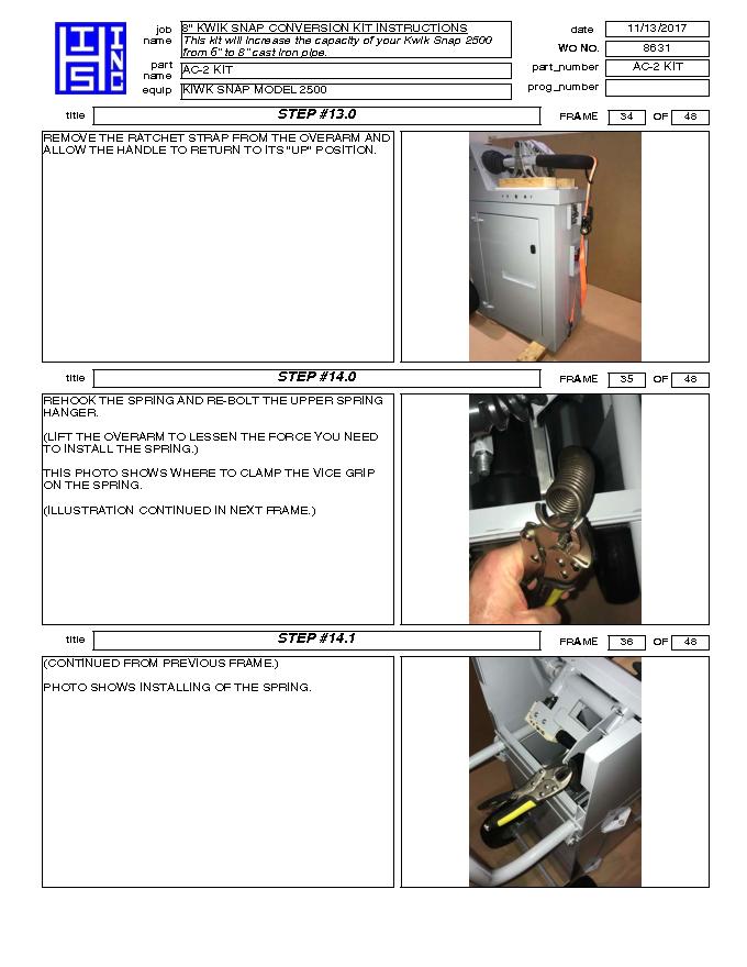Harrison Industrial Services Inc. AC-2 Installation Instructions Page 12