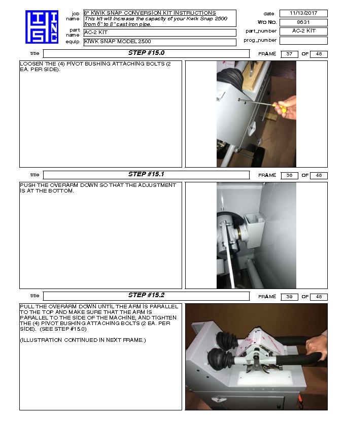 Harrison Industrial Services Inc. AC-2 Installation Instructions Page 13