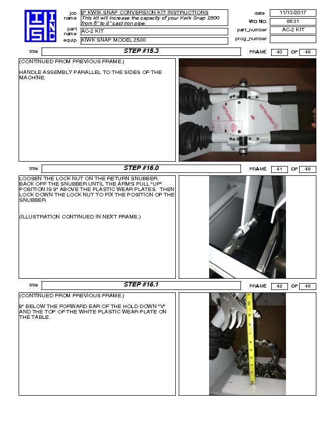 Harrison Industrial Services Inc. AC-2 Installation Instructions Page 14