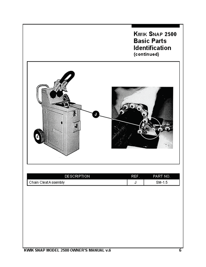 Harrison Industrial Services Inc. Kwik Snap Manual Page 6