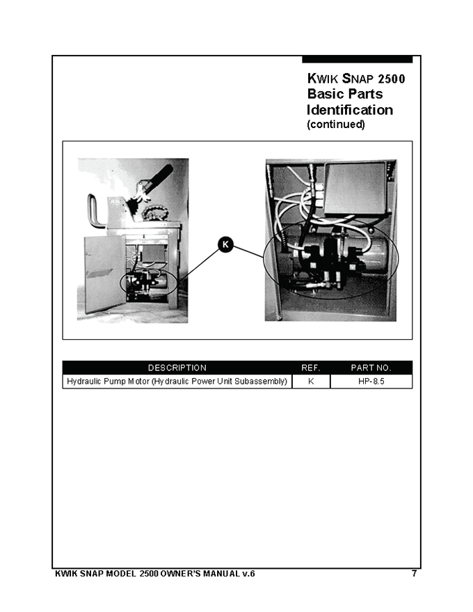 Harrison Industrial Services Inc. Kwik Snap Manual Page 7