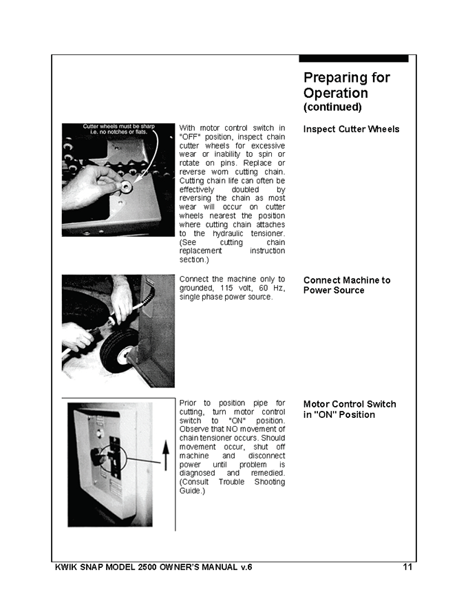 Harrison Industrial Services Inc. Kwik Snap Manual Page 11