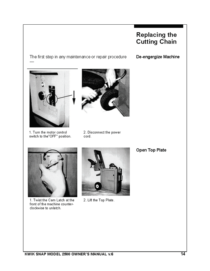 Harrison Industrial Services Inc. Kwik Snap Manual Page 14