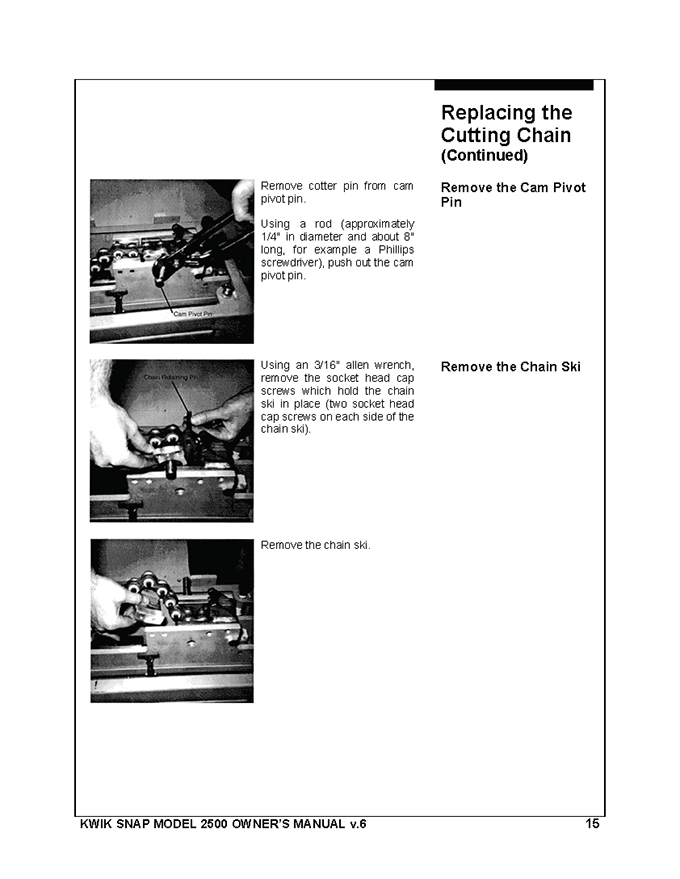 Harrison Industrial Services Inc. Kwik Snap Manual Page 15