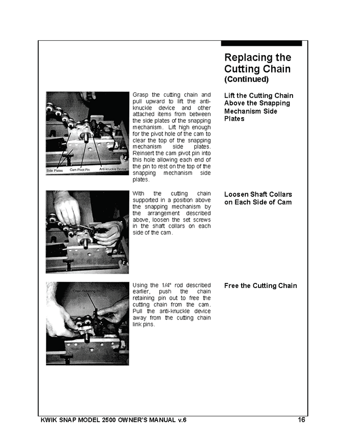 Harrison Industrial Services Inc. Kwik Snap Manual Page 16