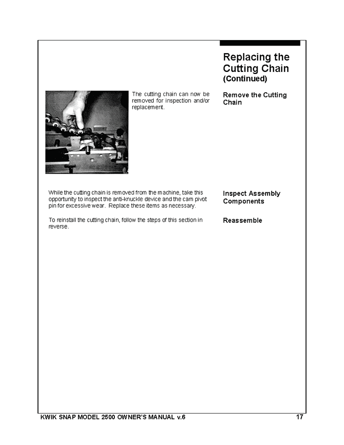 Harrison Industrial Services Inc. Kwik Snap Manual Page 17