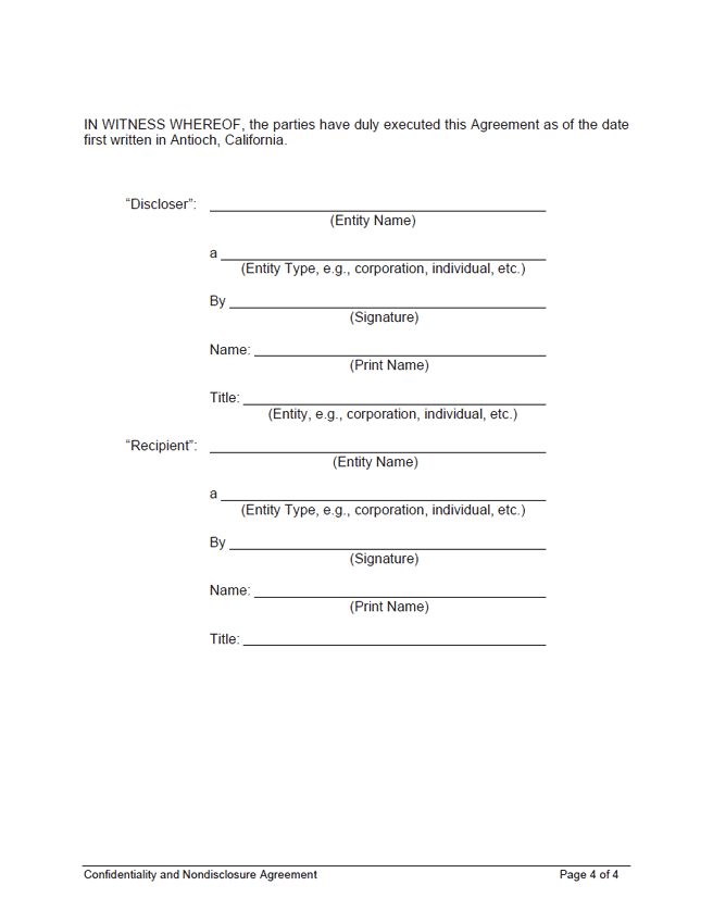 Harrison Industrial Services Inc. Confidentiality and Nondisclosure Agreement