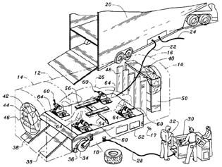 United States Patent 6,044,696 - Apparatus for testing and evaluating the performance of an automobile by Michael H. Clement