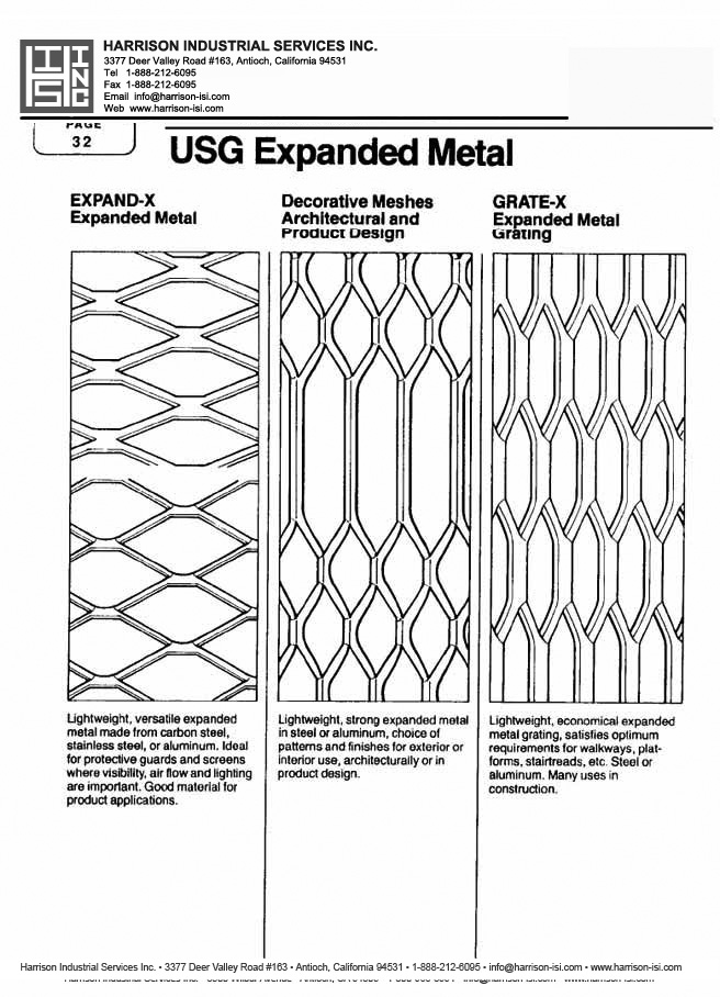 Harrison Industrial Services Inc. Steel Catalog Page 32